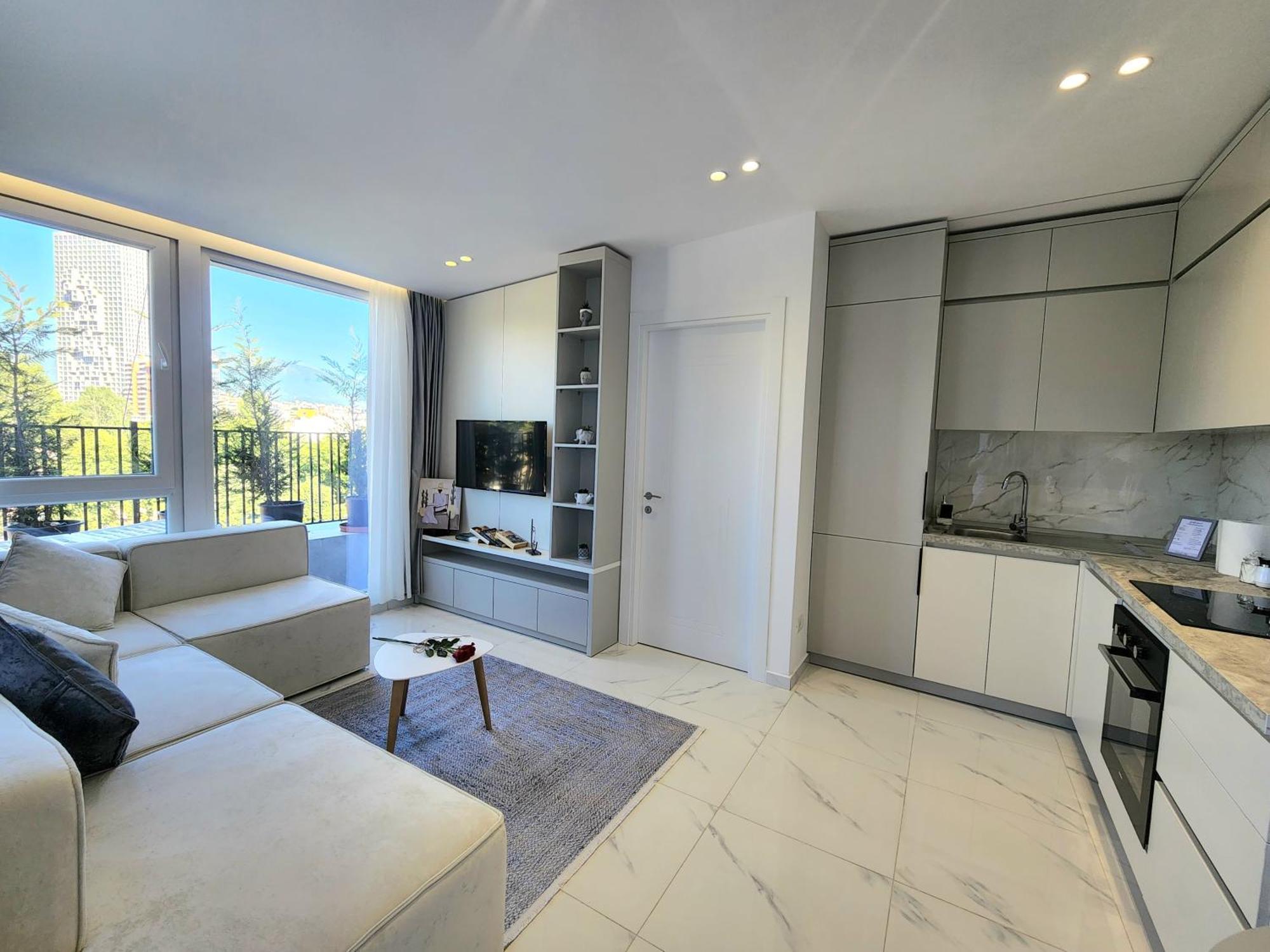 Penthouse With A City View Tirana Extérieur photo